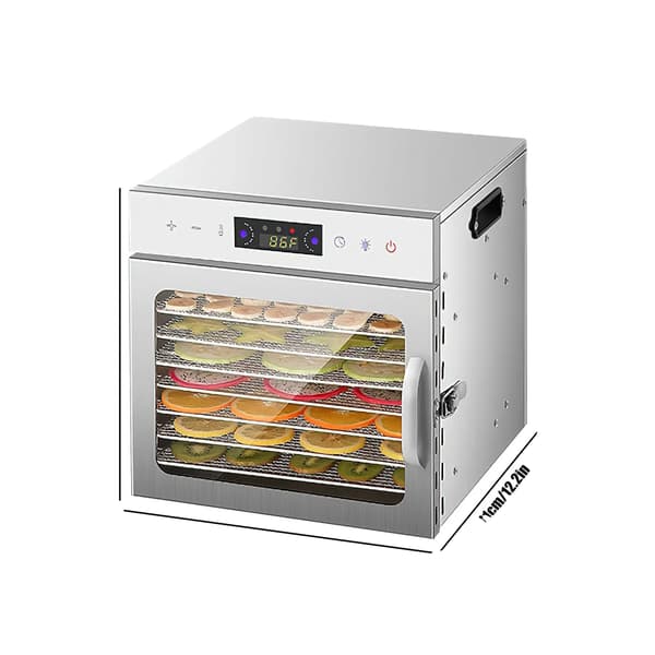 Matdehydrator, 12 lager, justerbar timer,8 lager TYP 2