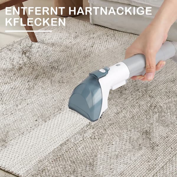 Tæpperenser, 450W Effekt, Dobbelt Vandtank System,HVID