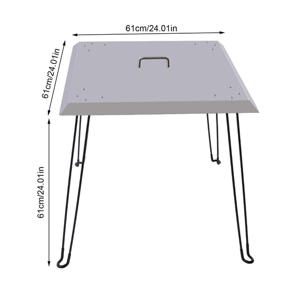 Värmeskydd, Rostfritt Stål, Fällbar Design,VIT