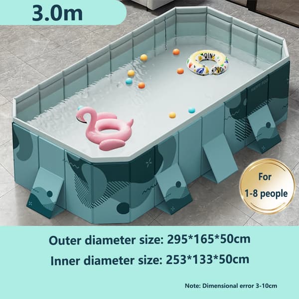 Simbassäng, Hållbart PVC-material, Lätt att sätta upp,B 3.0m