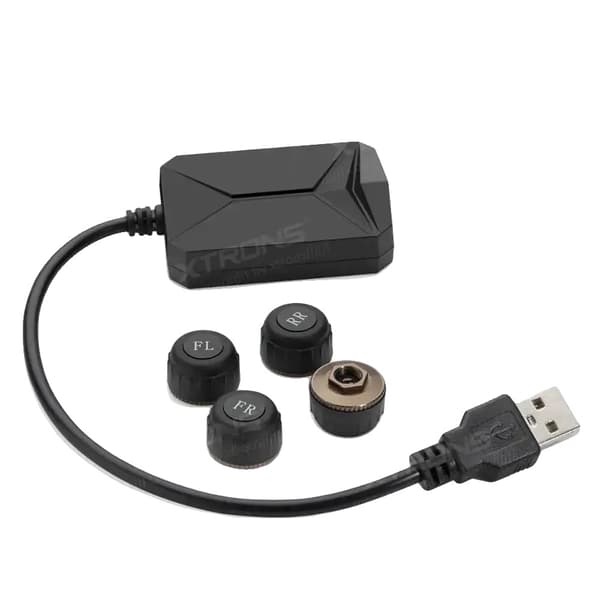 Däcktrycksövervakningssystem, Realtidsvarningar, USB-anslutning,TPMS07