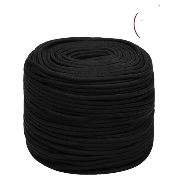 Arbetsrep, Polyester Material, Lämplig för Utomhusbruk,svart