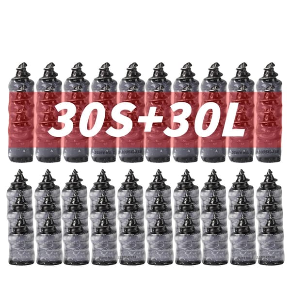 Däckreparationssats, Lätt installation, Hållbart gummimaterial,60Pcs Blandat