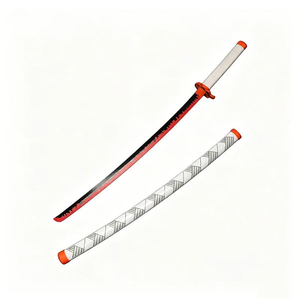 Anime Katana, Äkta Design, Säker för Cosplay,Q1
