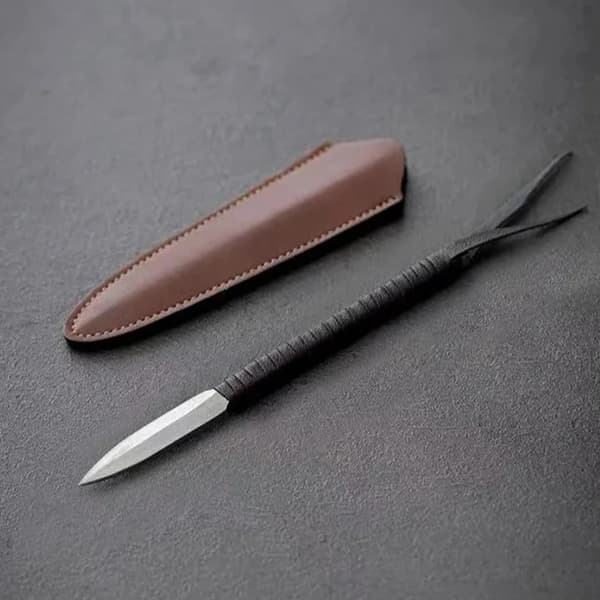 Teakniv, Rustfrit Stål, Retro Stil Design,B