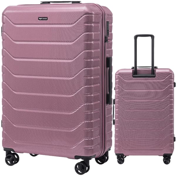 Resväskor, Lättvikts Polykarbonat, TSA-lås,Rosa