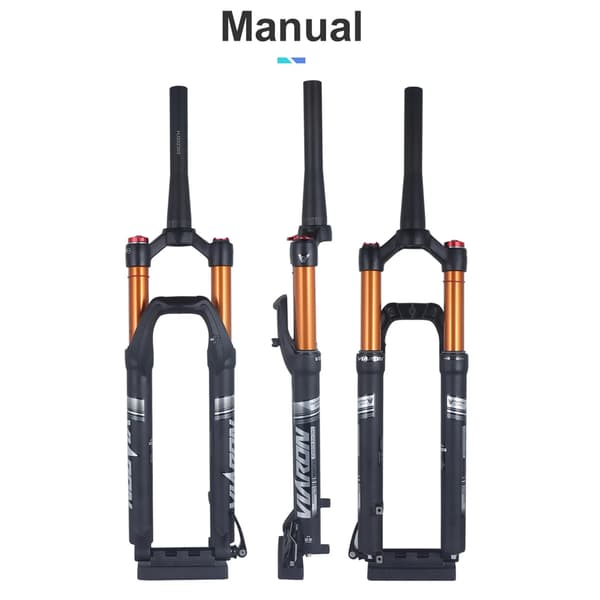 MTB Gaffel, 120mm Vandring, Luft- og Olieaffjedring,29--Manuel