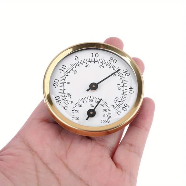 Termometer Hygrometer, Väggmonterad, Analog Visning,1st