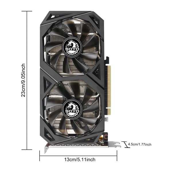 Grafikkort, 8GB GDDR6, 256 Bit Interface,RTX2070 8GB