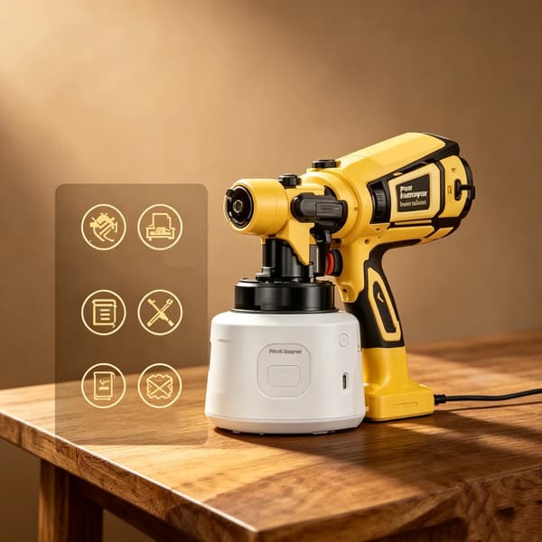 Sprutpistol, 800W Effekt, 1400ml Kapacitet,800W