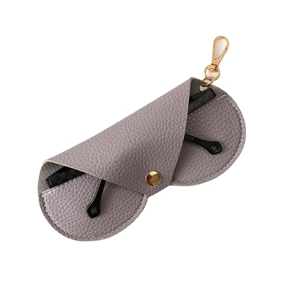 Ögonskydd, Bärbar Design, Mjuk Läderkonstruktion,PU-Grå