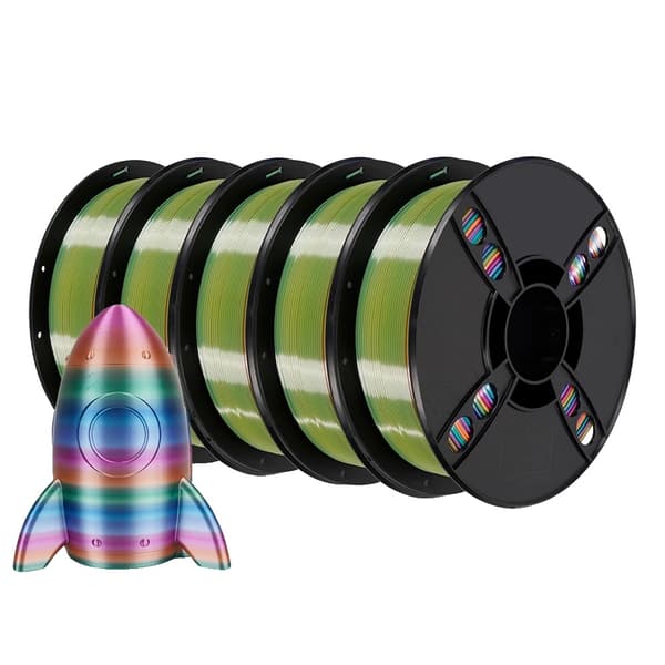 3D-printer filament, 1,75 mm diameter, blank finish,5kg Silke Slik