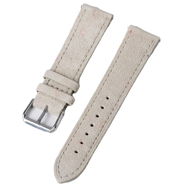 Urrem, Holdbart Læder, Universel Kompatibilitet,20mm, Beige-b