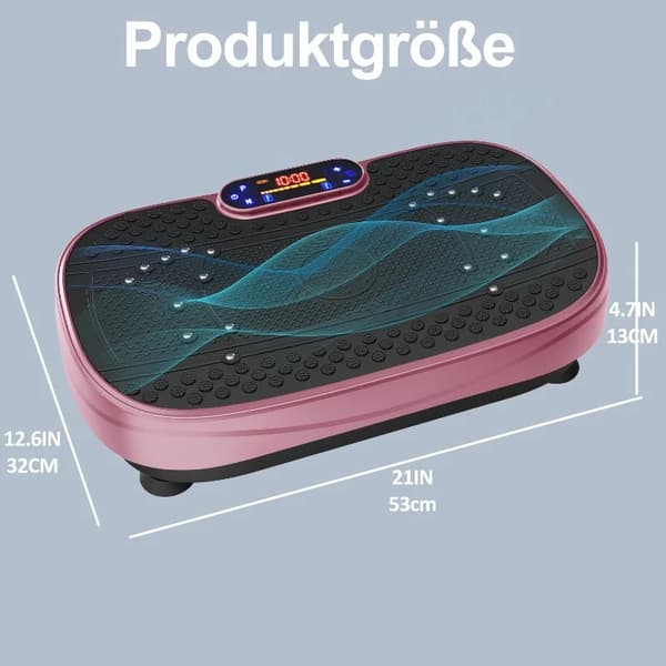 Vibrationsplatta, Helkroppsträning, Motståndsband Ingår,armégrön