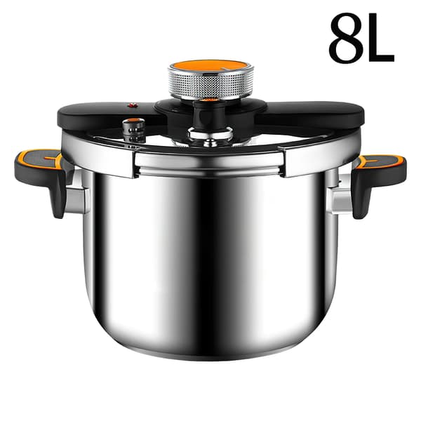 Trykkoger, Fødevarekvalitet Rustfrit Stål, Ergonomisk Design,8L