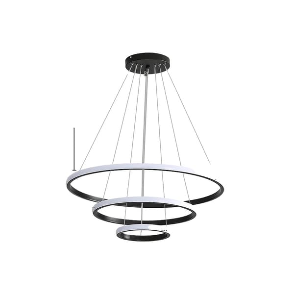 Pendellampe, Dæmpbar LED, Moderne Design,sort