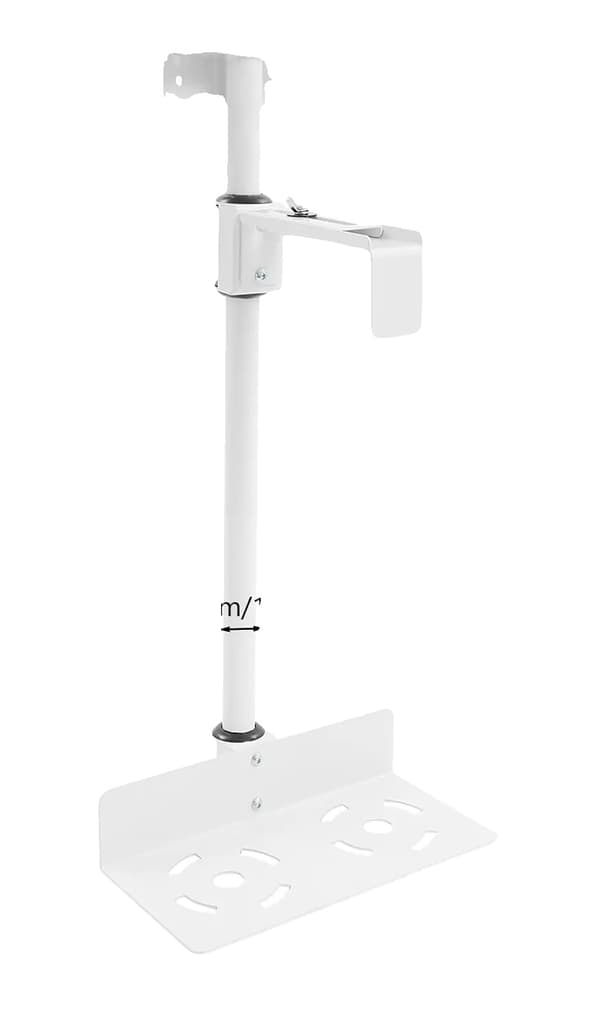 Computer Suspension Holder, Højdejusterbar, Pladsbesparende Design,HVID, 12 tommer