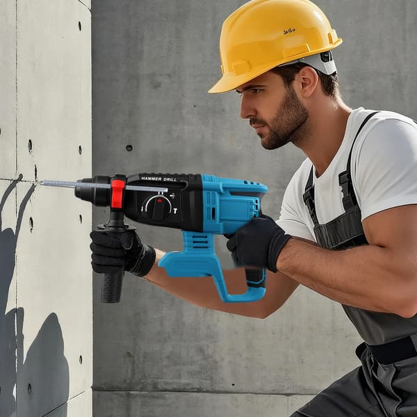 Rotary Hammer, Børsteløs Motor, Multifunktionelle Tilstande,ingen batteri
