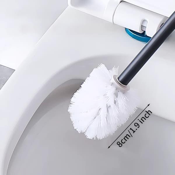 Toiletbørste, vægmonteret, rustfrit stål,Krom