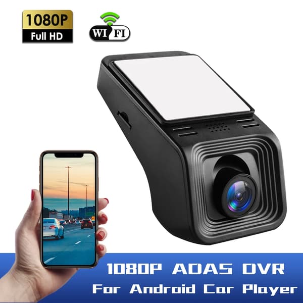 Dash Cam, Full HD 1080P, Nattvisionsfunktioner,med ADAS