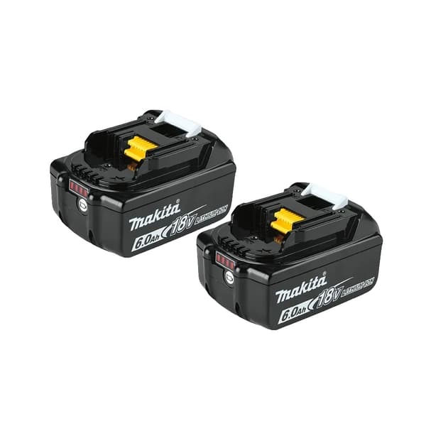 Batteri, 6000mAh kapacitet, säkerhetsfunktioner,2ST 6000mAh