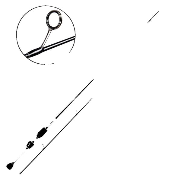 Fiskestang, Ultralight Design, Kvalitets Kulfiber,830 SPIN(LS Ring)-a, 1.85M 0.2-0.8G