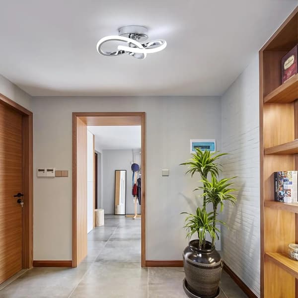 Loftlampe, Moderne Design, Energi Effektiv Belysning,Sølv