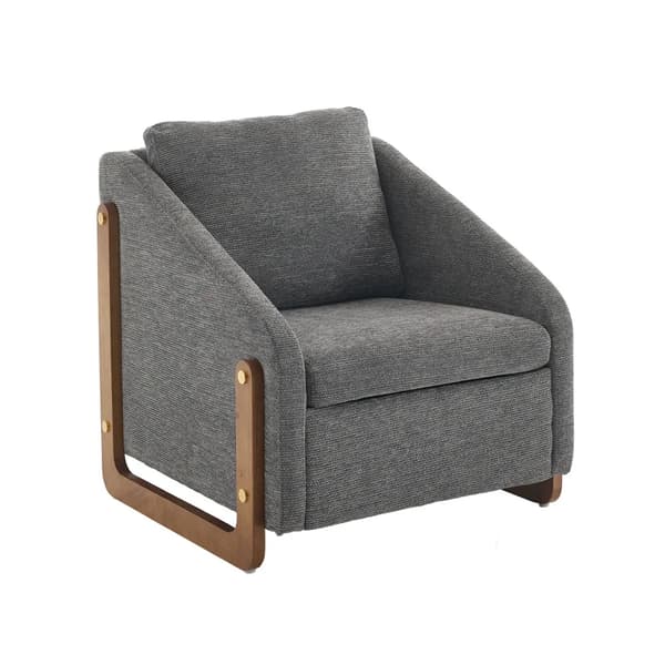 Vardagsrumsstol, Minimalistisk Design, Ergonomisk Komfort,Grå