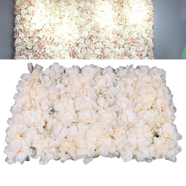 Blomster Vægpanel, Silke Materiale, Alsidig Begivenhedsdekoration,HVID