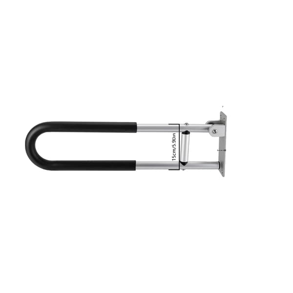 Handtag, Fällbar Design, Halkfri Grepp,svart