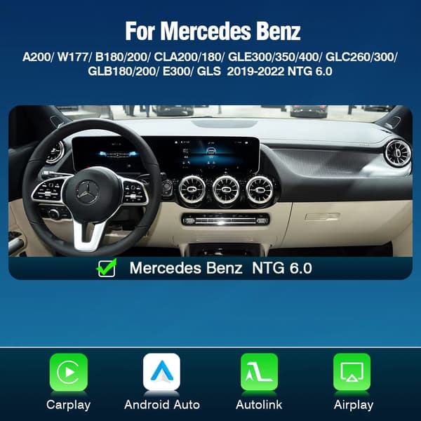 Trådløs CarPlay & Android Auto, Dobbelt Forbindelse, Forbedrede Lydfunktioner,For NTG6.0