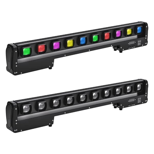 Rörlig Huvudscenbelysning, DMX-kontroll, 120W LED-belysning,EU Plug-a, 2PCS