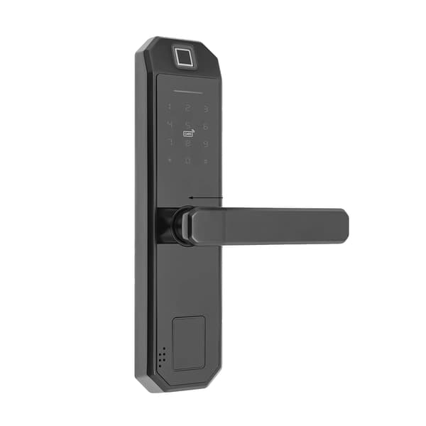 Fingeravtrycksdörrlås, Touch Control, 200 Användarkapacitet,svart
