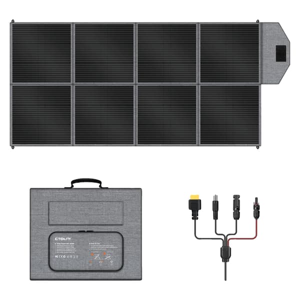 Solpanel, Bärbar Design, Hög Effektivitet,SP-400 Uppgraderad