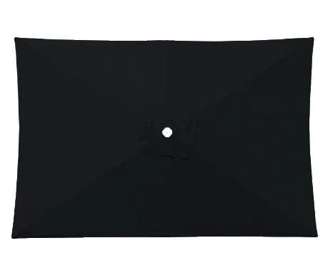 Aurinkovarjon katos, UV-suoja, helppo puhdistaa,2X3m, musta