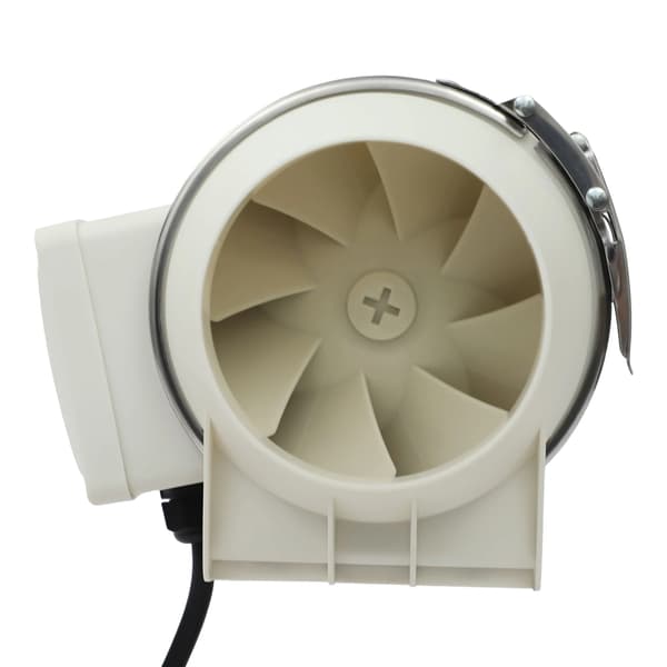 Inline Duct Udsugningsventilator, Stille Drift, Alsidig Installation,Beige