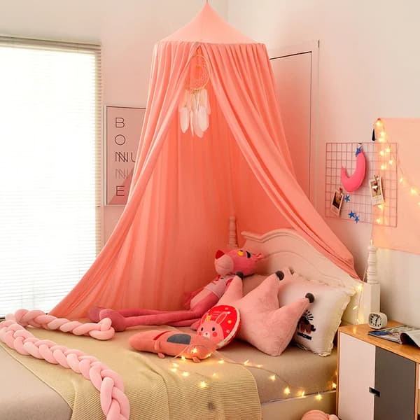 Sengelinned, Insektbeskyttelse, Transformativ Dekor,Pink B