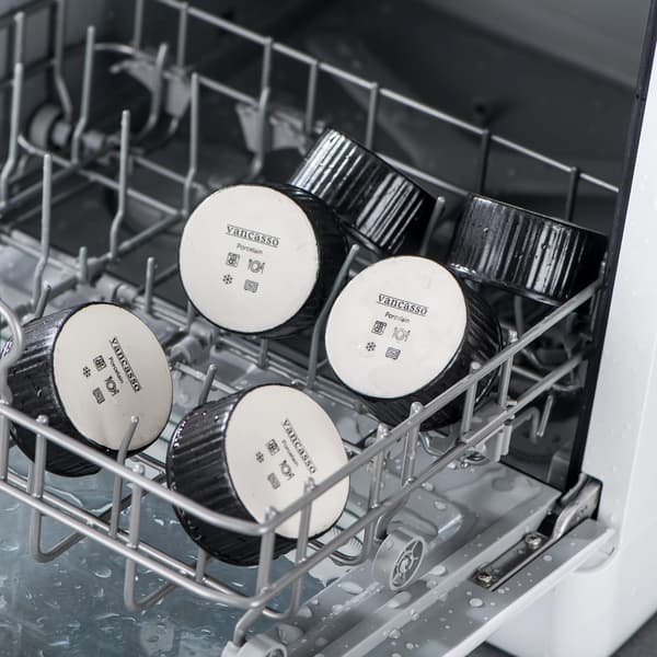 Keramiska Ramekiner Set, Elegant Design, Miljövänligt Material,70ML 6PCS