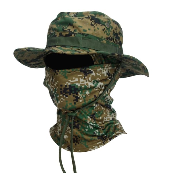 Solhatt, Bredbrättad Design, Multifunktionell Utomhusbruk,Jungle Digital