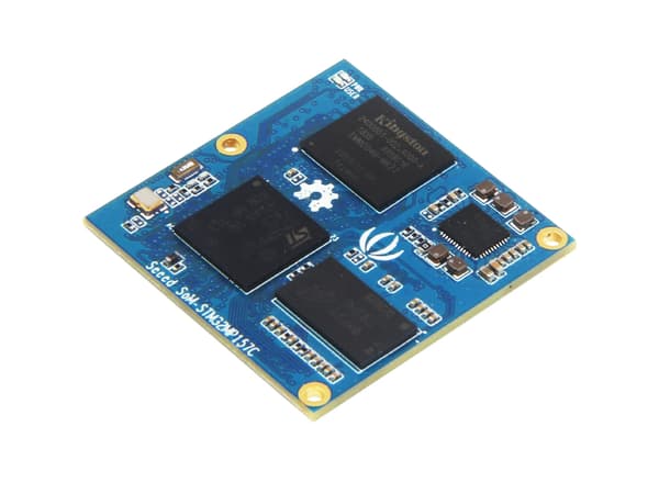 System på modul, dual-core Arm Cortex-A7, 4GB RAM, Gigabit Ethernet, WiFi, MIPI-DSI