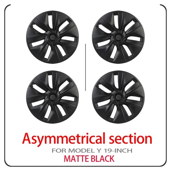 Hjulcovers, Holdbart ABS-materiale, Nem Snap-In Installation,19Inch 2020-2024-d, Model Y-d, Original version, Tesla-d