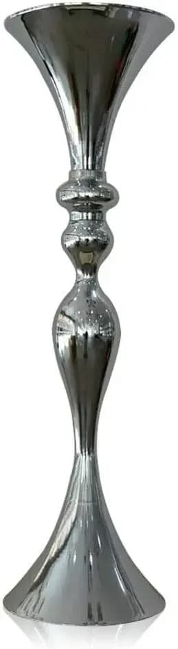 Blomvas, Elegant Design, Stark Stabilitet,Silver