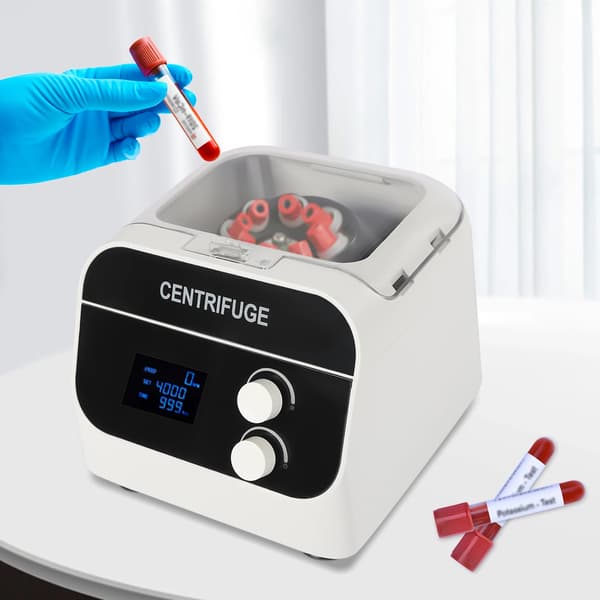 Laboratoriecentrifug, 8 rör, LCD-display,VIT, EU-kontakt, 220V