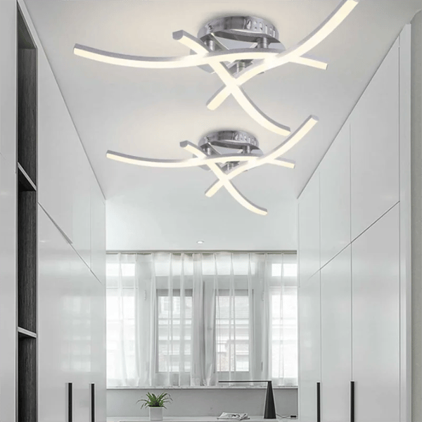 Taklampor, Elegant Design, Energibesparande LED,Silver