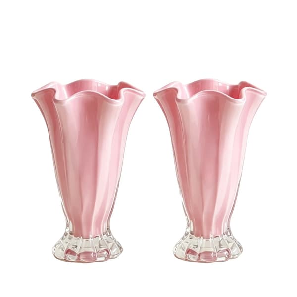 Blomvas, Elegant Design, Mångsidig Användning,rosa-2st