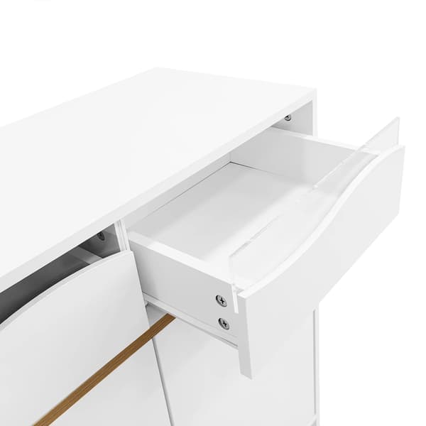 Skoskåp, LED-belysning, platsbesparande design,A