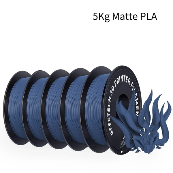 PLA Filament, Mat Finish, Let at Udskrive,Blå