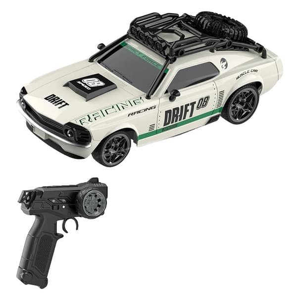 Fjärrkontroll Bil, Höghastighetsprestanda, Driftingfunktioner, VIT