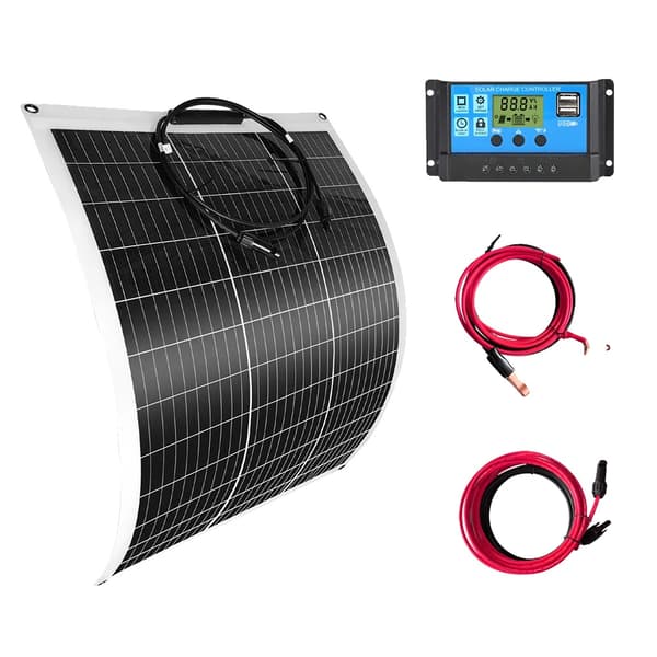 Solsystem Sæt, Monokrystallinsk Panel, Høj Effektivitet,100W Kit