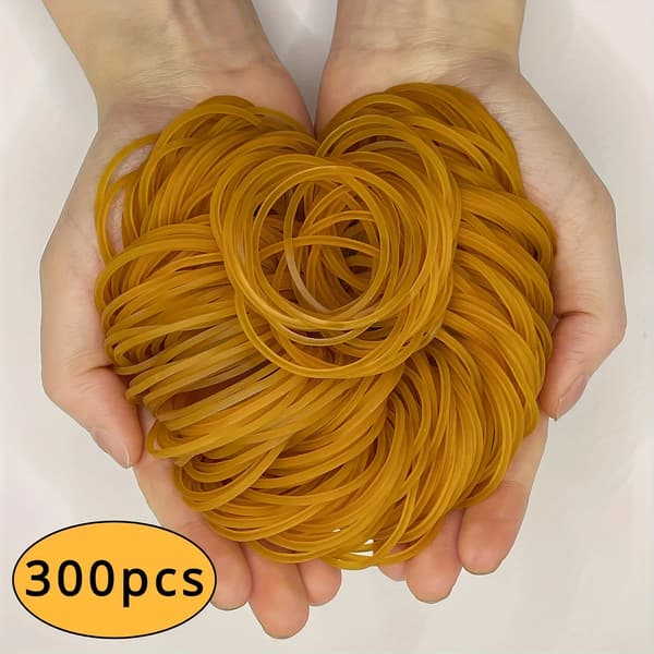 Gummibånd, Høj Elasticitet, Holdbart Naturligt Gummi,300pcs